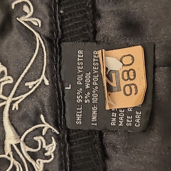 Me Jane Y2K Double Breasted Black Lined Jacket with Oversized Buttons - Picture 14 of 17